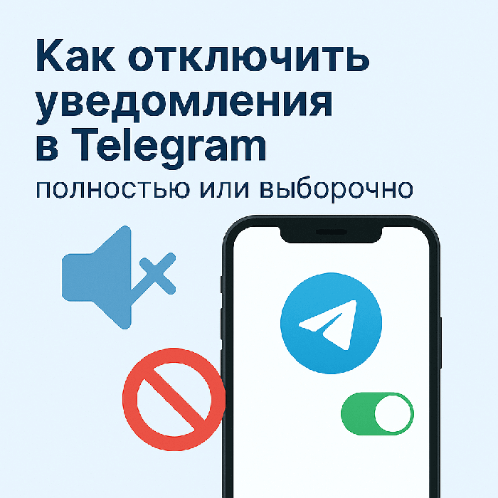 Как отключить уведомления в Telegram