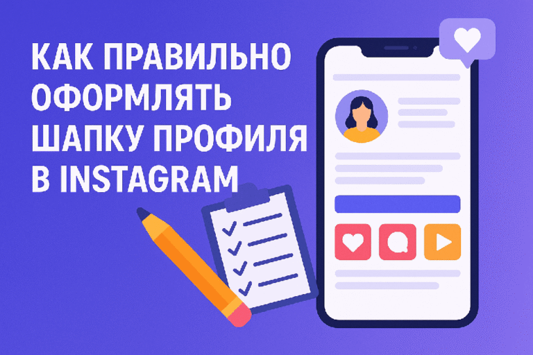Как правильно оформлять шапку профиля в Instagram
