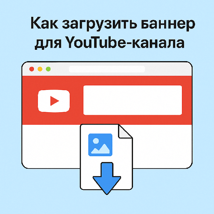 Как загрузить баннер для YouTube-канала