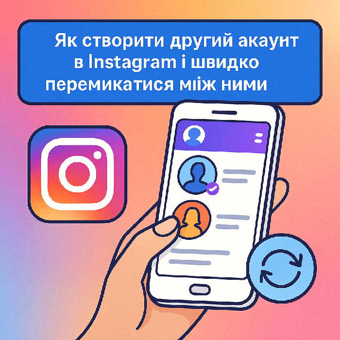 Як створити другий акаунт у Instagram