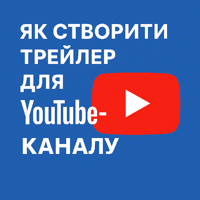 Як створити трейлер для YouTube-каналу