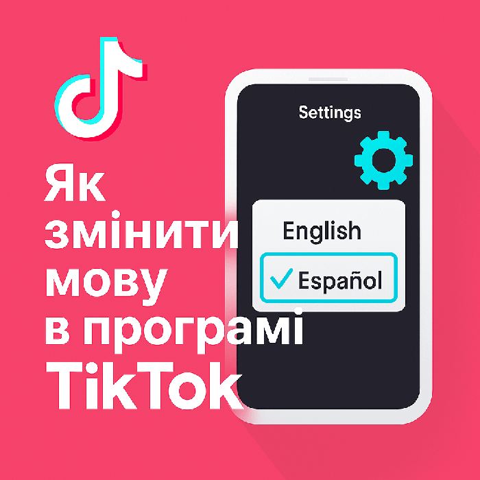 Як змінити мову в програмі TikTok