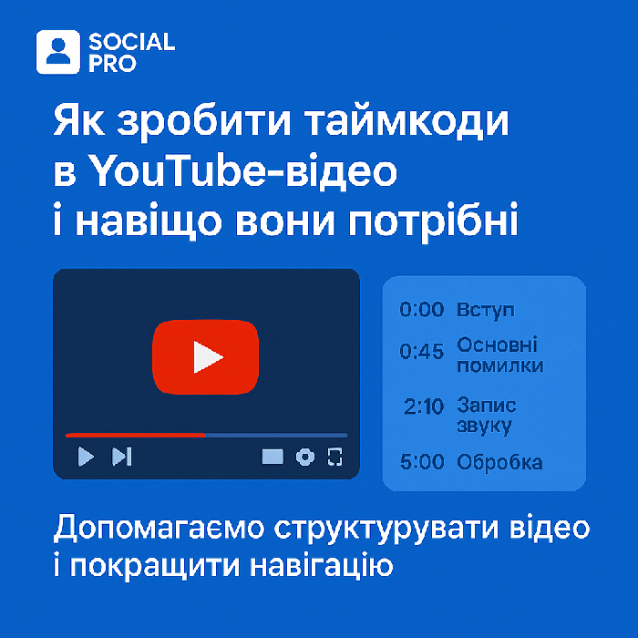 Як зробити таймкод в YouTube-відео
