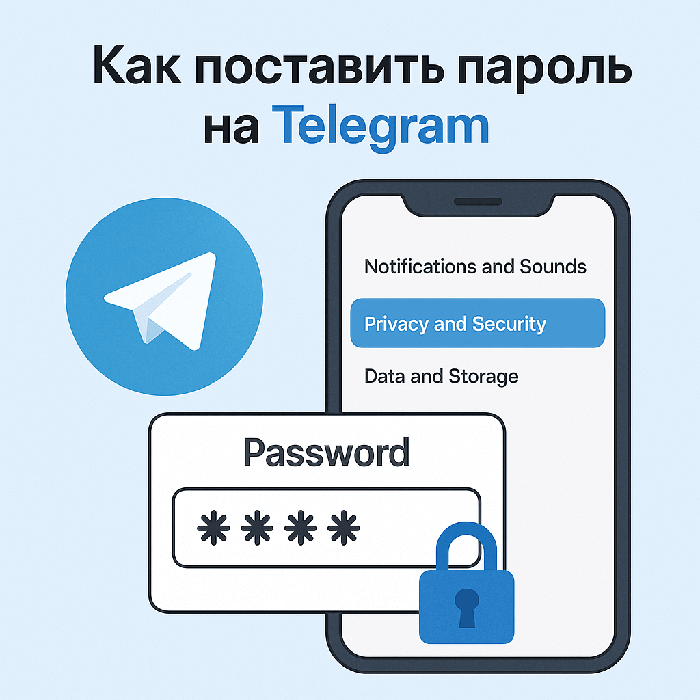 Как поставить пароль на Telegram