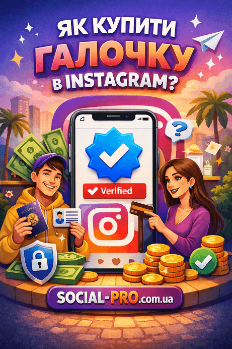 Як купити галочку в Інстаграм