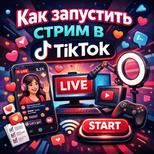Как запустить стрим в TikTok