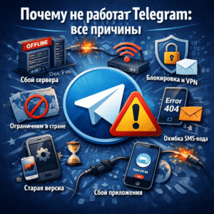 Почему не работает Telegram