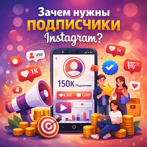Зачем нужны подписчики Instagram
