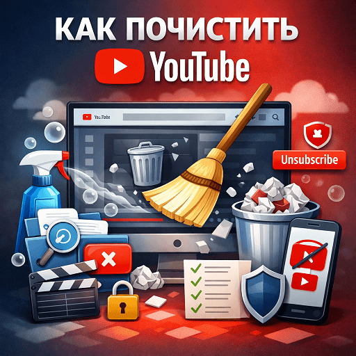 Как почистить YouTube