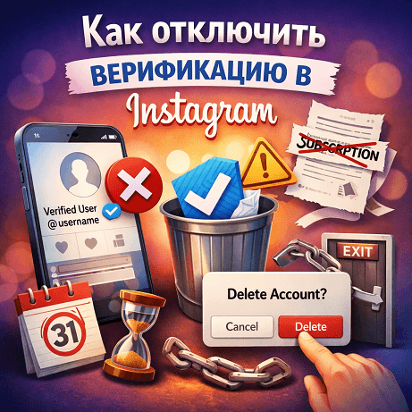 Как отключить верификацию в Instagram