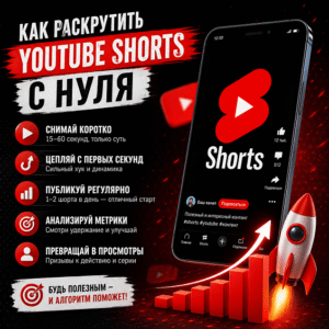 Как раскрутить YouTube Shorts с нуля
