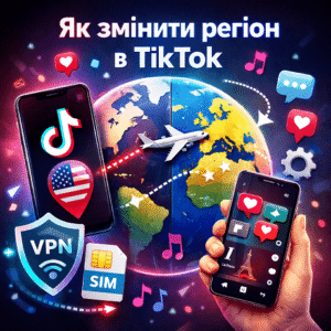 Як змінити регіон у TikTok