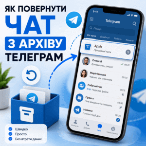 Як повернути чат з архіву Телеграм