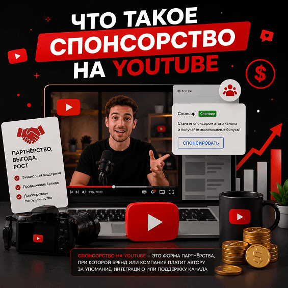 Что такое спонсорство на YouTube