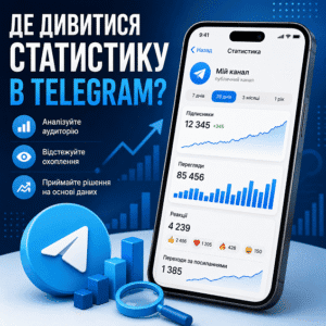 Де дивитися статистику в Telegram
