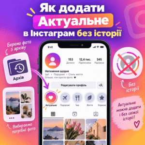 Як додати Актуальне в Інстаграм без історії