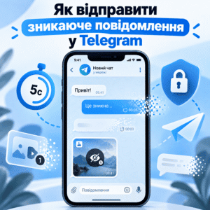 Як надіслати зникаюче повідомлення в Telegram