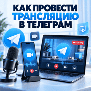 Как провести трансляцию в Телеграм
