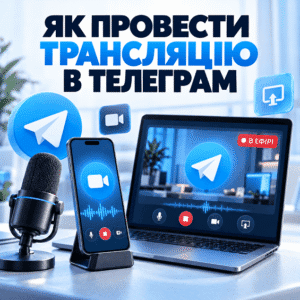 Як провести трансляцію в Телеграм